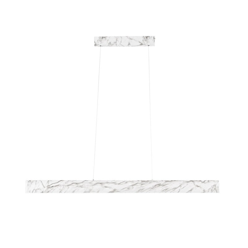 LED SUSPENSIÓN OMBRE MARMOL 40W 6400LM CCT 121.5X8X150CM
